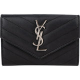 Saint Laurent Grain de Poudre Matelassé Small Envelope Wallet