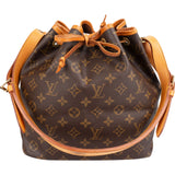 Louis Vuitton Monogram Canvas Sac Noé Petit Shoulder Bag