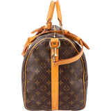Louis Vuitton Monogram Canvas Keepall 50 Bandoulière Travel Bag