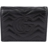 Gucci Chevron Leather GG Marmont Wallet