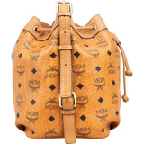 MCM Monogram Visetos Drawstring Bucket Crossbody Bag