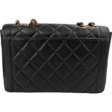 Chanel Quilted Lambskin Medium 24K Gold Single Flap Shoulder Bag