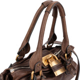 Chloé Brown Leather Paddington Shoulder Bag