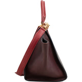 Celine Tricolor Leather Trapeze Handbag