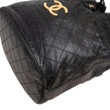 Chanel Quilted Lambskin CC Drawstring Bucket Crossbody Bag