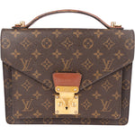 [🔄️B18 / F39] Louis Vuitton Monogram Canvas Monceau Handbag - vintageandkickz