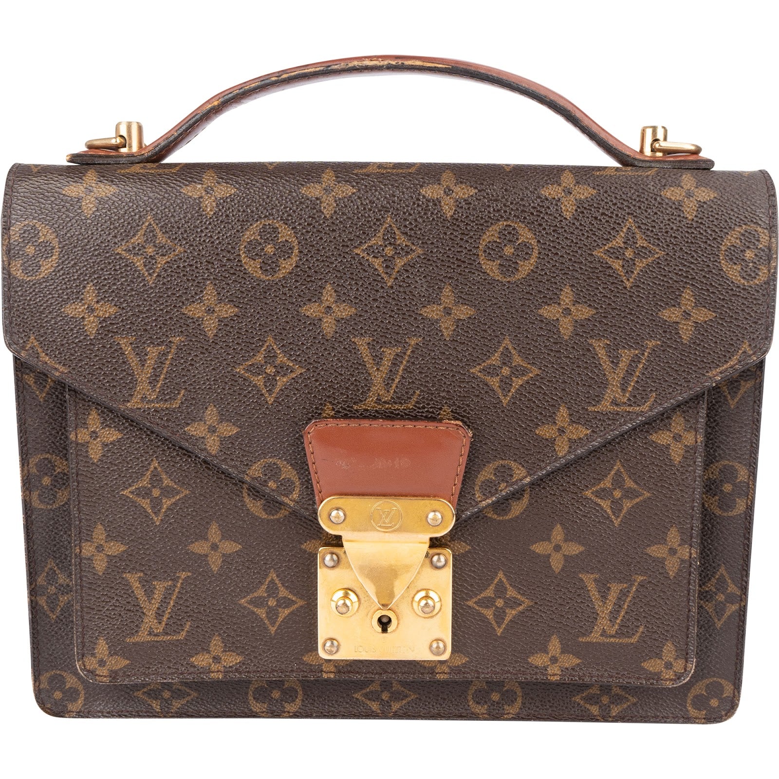 [🔄️B18 / F39] Louis Vuitton Monogram Canvas Monceau Handbag - vintageandkickz