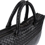 Bottega Veneta Intrecciato Leather Briefcase Handbag