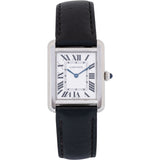 Cartier Silver Tone Tank Solo Watch