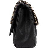 Chanel Quilted Caviar Leather Jumbo Single Flap Crossbody Bag - vintageandkickz