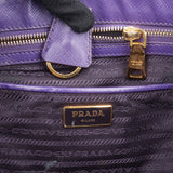 Prada Purple Saffiano Leather Galleria Handbag