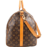 Louis Vuitton Monogram Canvas Keepall 55 Bandoulière Travel Bag