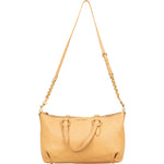 Miu Miu Vitello Daino Leather Satchel Handbag - vintageandkickz