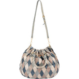 Miu Miu Quilted Vitello Lux Leather Multicolor Patch Handbag
