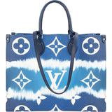 Louis Vuitton Bleu Sky Monogram Giant Escale OnTheGo GM Shoulder Bag