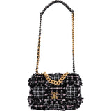 Chanel 19 Tweed Single Flap Crossbody Bag