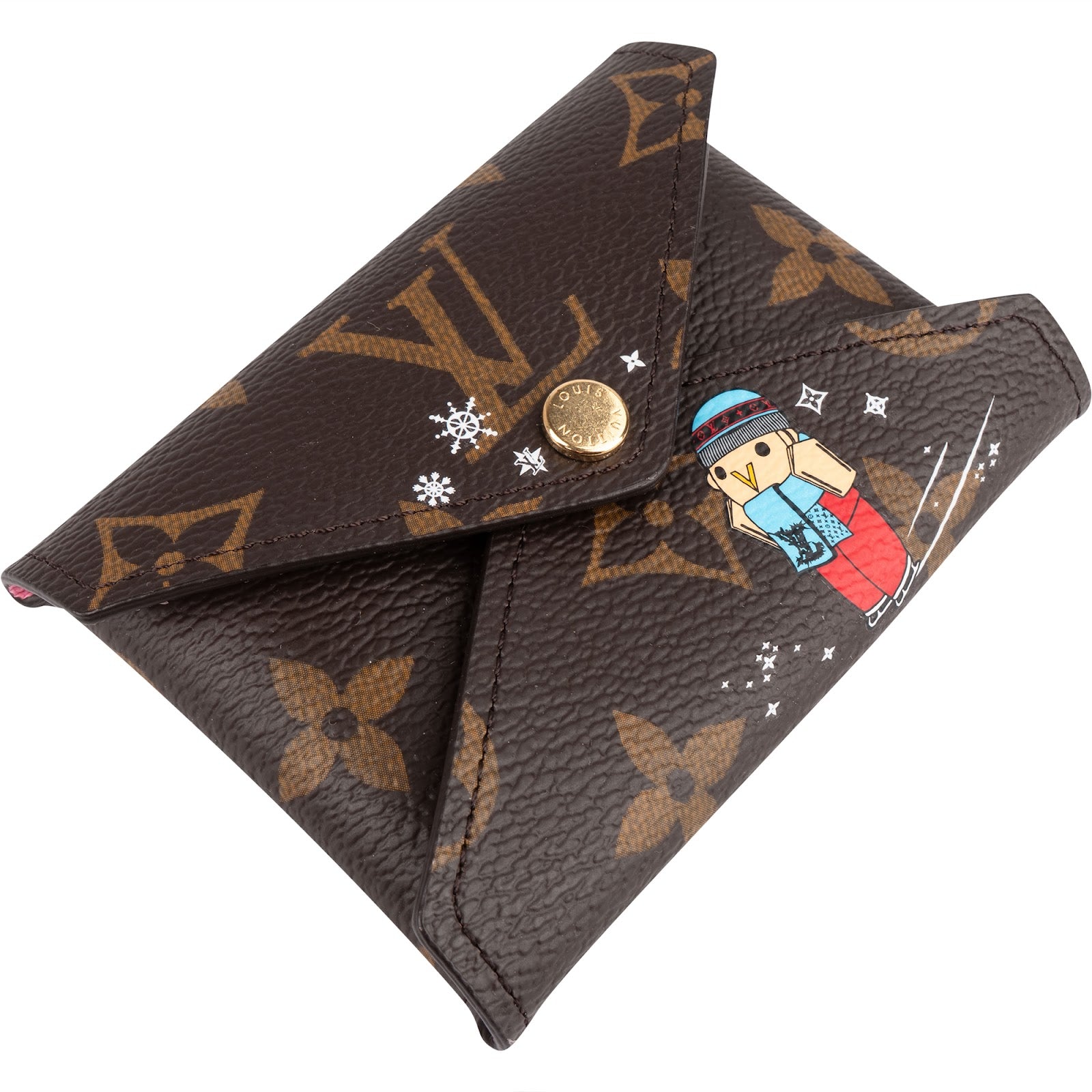 Louis Vuitton Monogram Canvas Limited Xmas Small Pochette Kirigami Etui - vintageandkickz