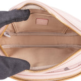 MCM Pink Leather Visetos Aren Belt Detachable Pouch Crossbody Bag