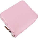 Hermès Mauve Sylvestre Epsom Leather Silk'in Compact Wallet