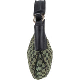 Gucci Monogram GG Canvas Green Shoulder Bag