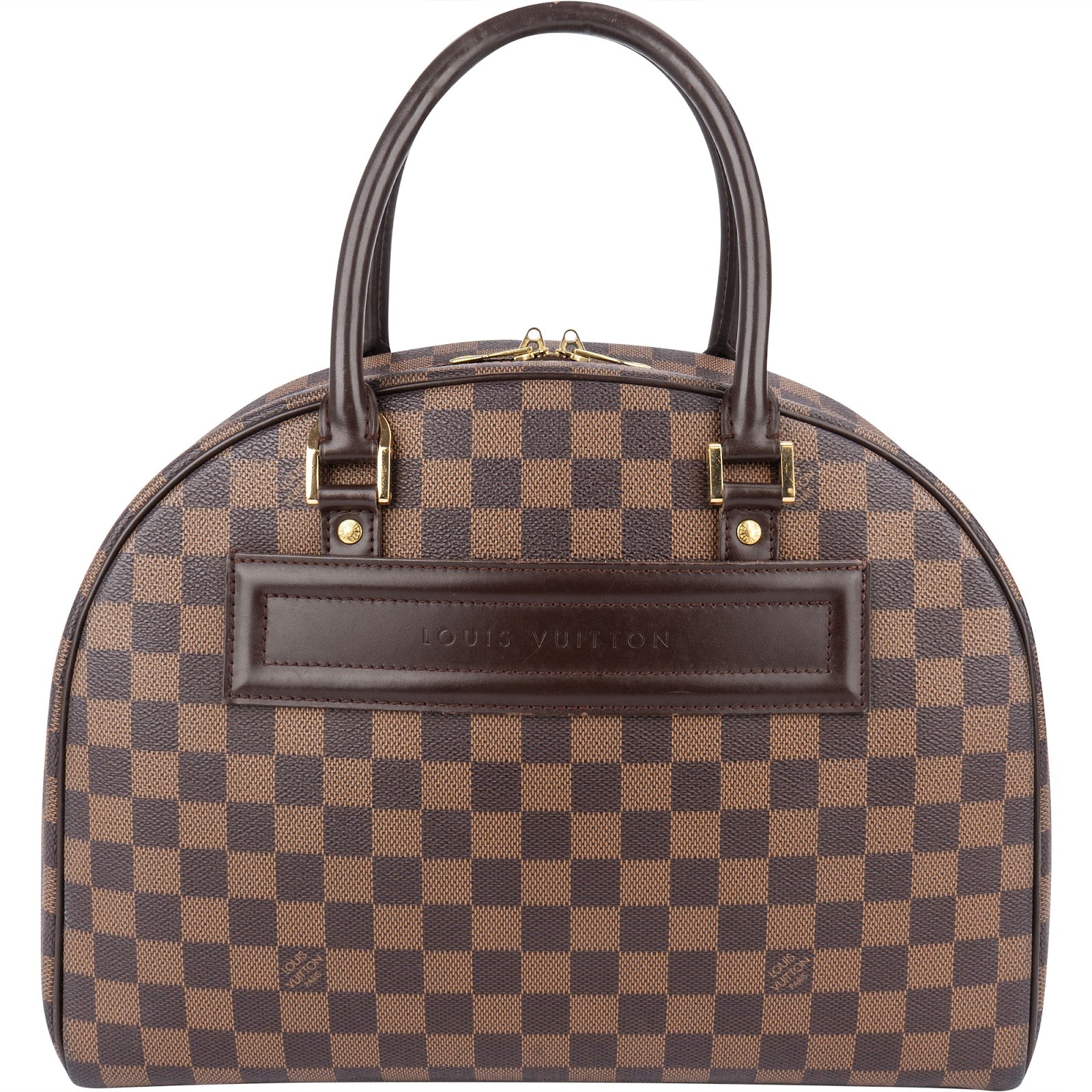 [🔄️B23 / F47] Louis Vuitton Monogram Damier Ebene Canvas Rivington PM Handbag - vintageandkickz