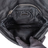 Miu Miu Matelassé Nappa Leather Hobo Crystal Embellishment Shoulder Bag