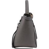 Celine Grey Leather Grained Calfskin Belt Handbag