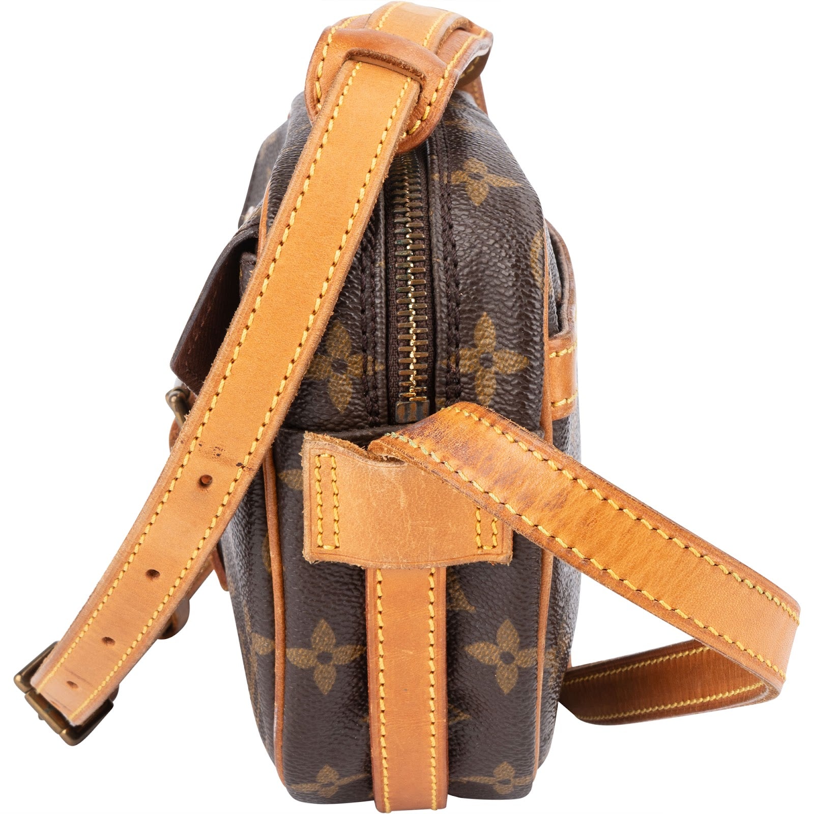 [🔄️B18 / F46] Louis Vuitton Monogram Canvas Jeune Fille Crossbody Bag - vintageandkickz