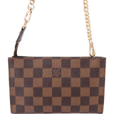 Louis Vuitton Monogram Damier Ebene Canvas Mini Bucket Pochette Accessoires Shoulder Bag