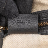 Gucci Black Grained Leather Soho Handbag