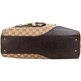 Gucci Monogram GG Canvas Horsebit Handbag