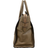 Céline Grained Calfskin Large Luggage Handbag