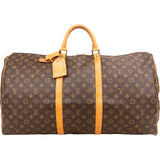 Louis Vuitton Monogram Canvas Keepall 60 Travel Bag
