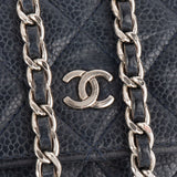 Chanel Quilted Caviar Leather Wallet on Chain Crossbody Bag