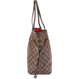 Louis Vuitton Monogram Damier Ebene Neverfull MM Shoulder Bag