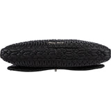 Miu Miu Matelassé Nappa Leather Hobo Crystal Embellishment Shoulder Bag