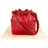 Louis Vuitton Red Epi Leather NM Sac Noé Petit Shoulder Bag
