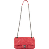Chanel Quilted Soft Calfskin Palladium Easy Single Flap Shoulder Bag