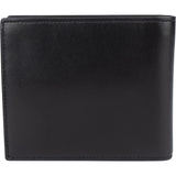 Saint Laurent Leather YSL Shield Patch Bifold Wallet