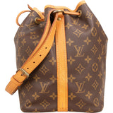 Louis Vuitton Monogram Canvas Sac Noé Petit Shoulder Bag