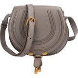 Chloé Grained Calfskin Mini Marcie Saddle Crossbody Bag