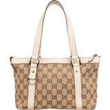 Gucci Monogram GG Canvas Abbey Small Tote Shoulder Bag