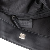Gucci Monogram GG Canvas Bamboo Handle Shoulder Handbag