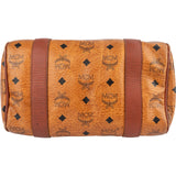 MCM Monogram Visetos Small Boston Handbag