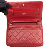 Chanel Quilted Lambskin Wallet On Chain Crossbody Bag