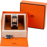Hermès Silver Tone Heure H HH1.210 Women Watch