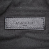 Balenciaga Black Arena Leather City Pochette Clutch