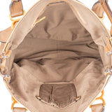 Chloé Grained Calfskin Marcie Large Hobo Saddle Handbag