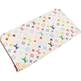 Louis Vuitton Canvas Monogram Multicolor Zippy Clip Organizer Wallet