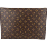 Louis Vuitton Monogram Canvas Porte Documents Laptop Clutch